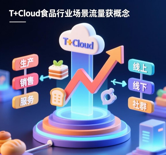 T+Cloud食品行業(yè)  全場(chǎng)景獲取流量，提高企業(yè)客戶活躍性與復(fù)購(gòu)率